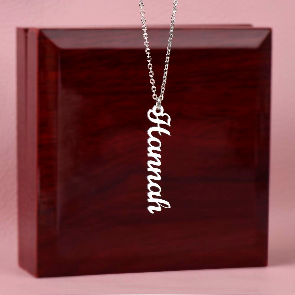 Bonus Daughter Personalized Name Necklace | Custom Stepdaughter Gift | Birthday, Christmas & Mother's Day