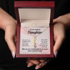 Bonus Daughter Personalized Name Necklace | Custom Stepdaughter Gift | Birthday, Christmas & Mother's Day