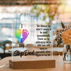 Acrylic Square Plaque - My Step Dad
