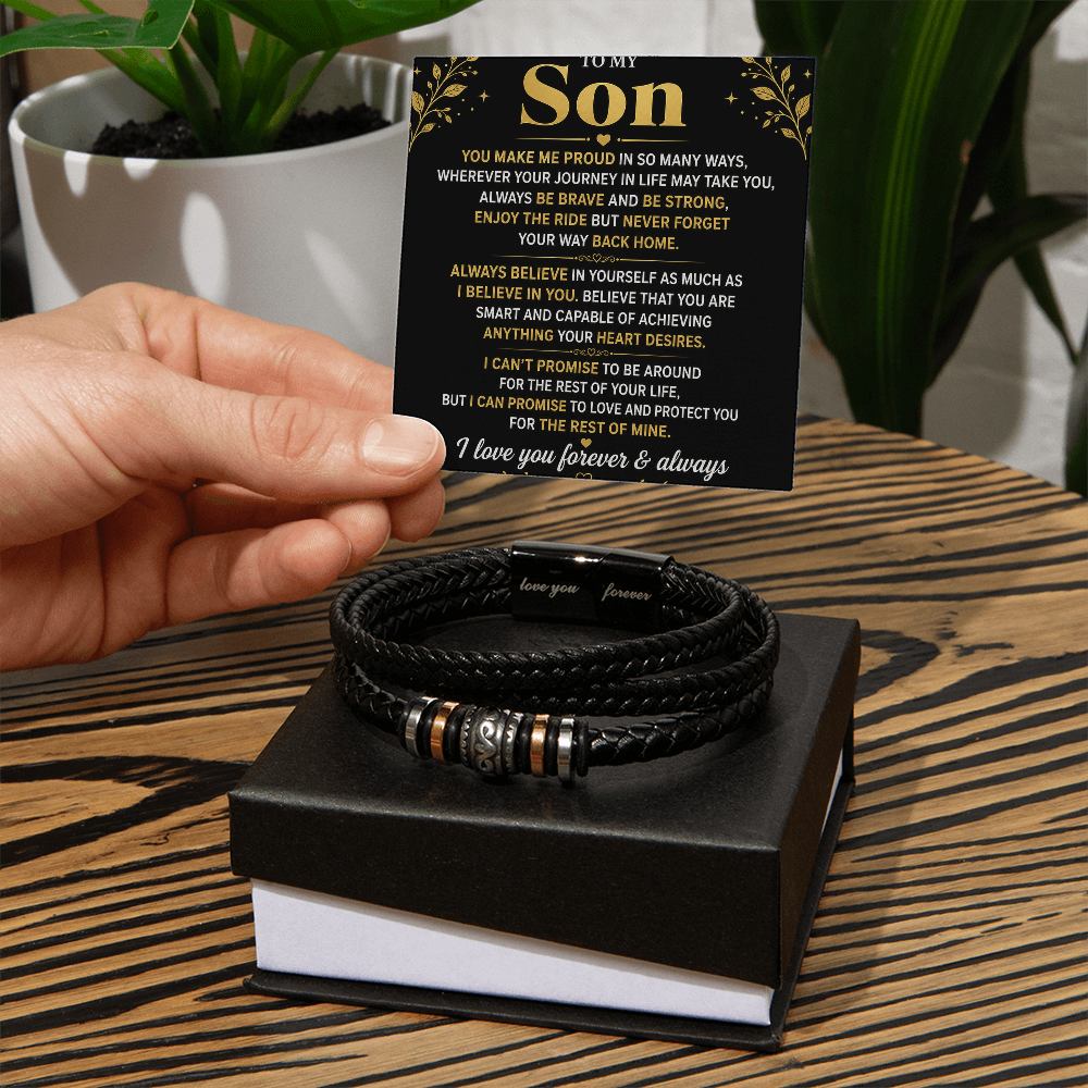 Bracelet Je t'aimerai pour toujours