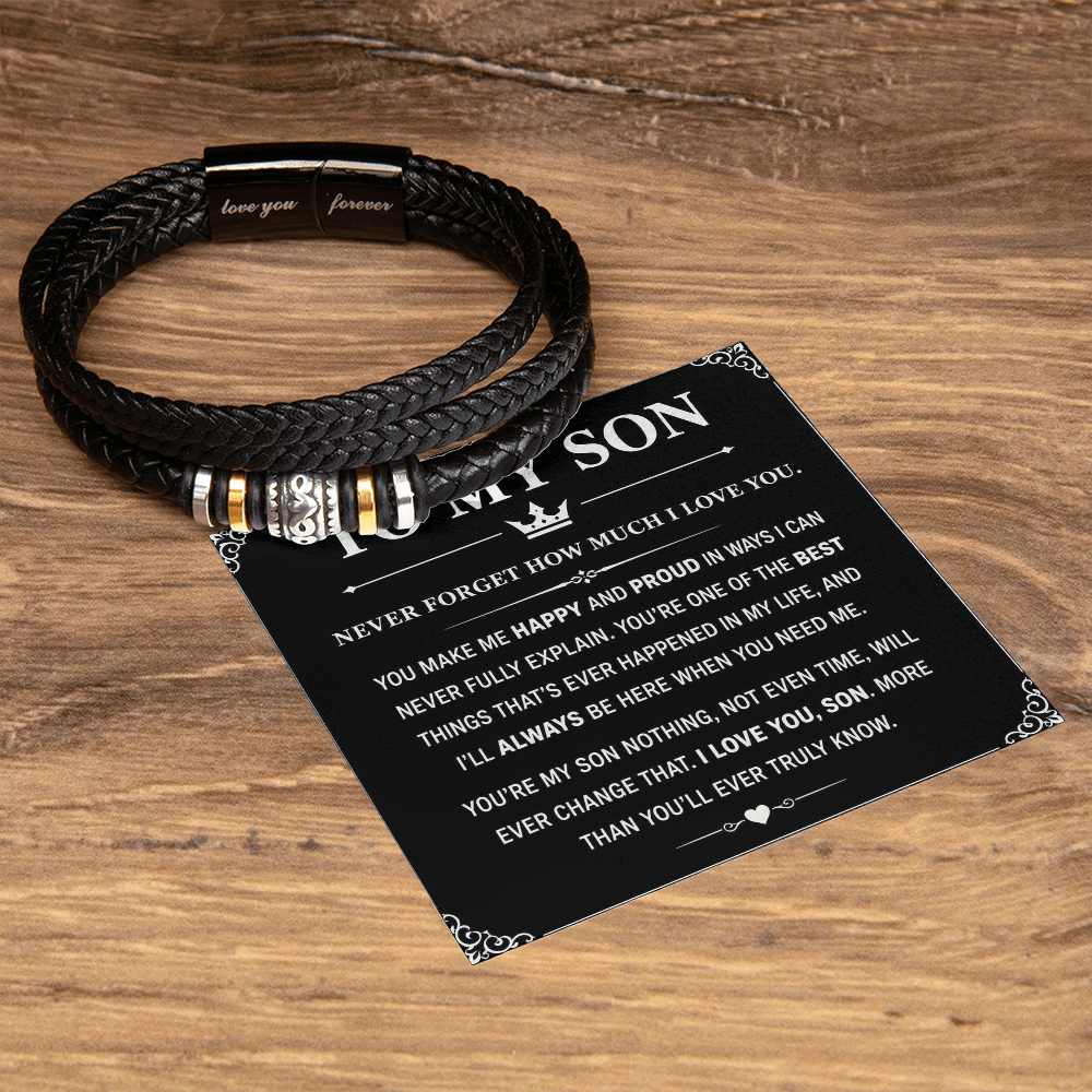 Bracelet Je t'aimerai pour toujours