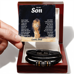 Men's Leather Bracelet - I Will Always Love You
