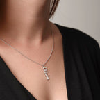 Collier de noms multi-verticaux - MC