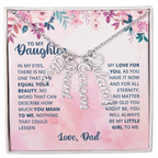 Collier de noms multi-verticaux - MC