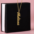 Collier de noms multi-verticaux - MC