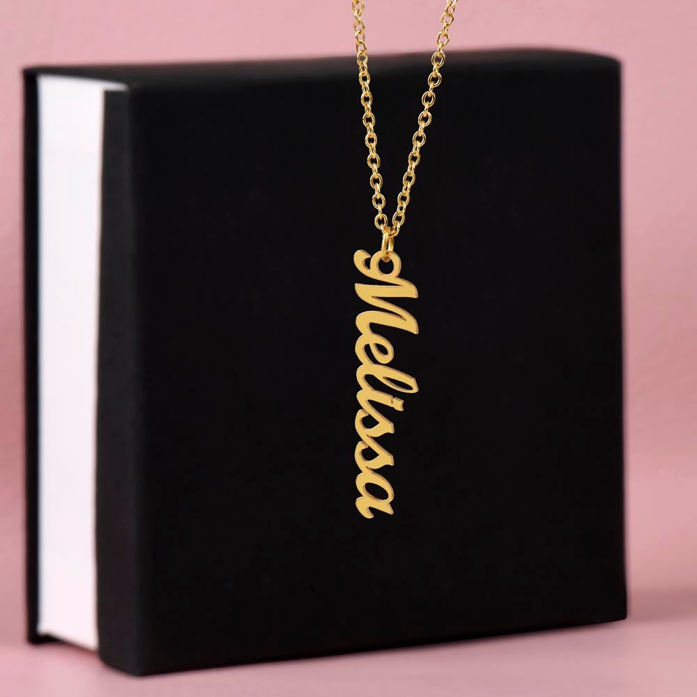 Collier de noms multi-verticaux - MC
