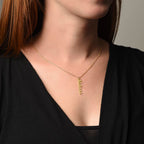 Collier de noms multi-verticaux - MC
