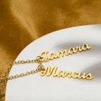 Collier de noms multi-verticaux - MC