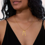 Collier de noms multi-verticaux - MC