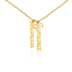 Collier de noms multi-verticaux - MC