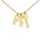 Collier de noms multi-verticaux - MC