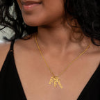 Collier de noms multi-verticaux - MC