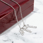 Collier de noms multi-verticaux - MC