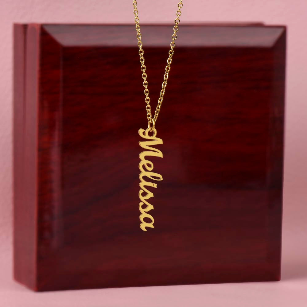Collier de noms multi-verticaux - MC