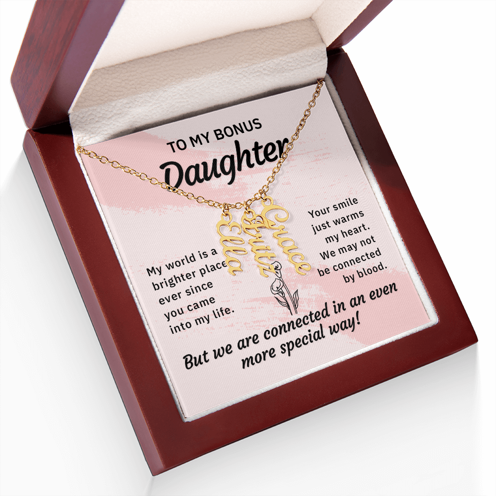 Collier de noms multi-verticaux - MC
