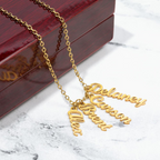 Collier de noms multi-verticaux - MC