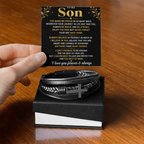 Bracelet croix masculin