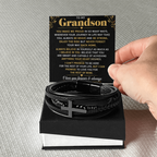 Bracelet croix masculin