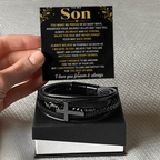 Bracelet croix masculin