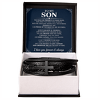 Bracelet croix masculin