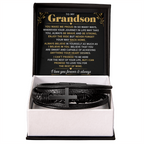 Bracelet croix masculin