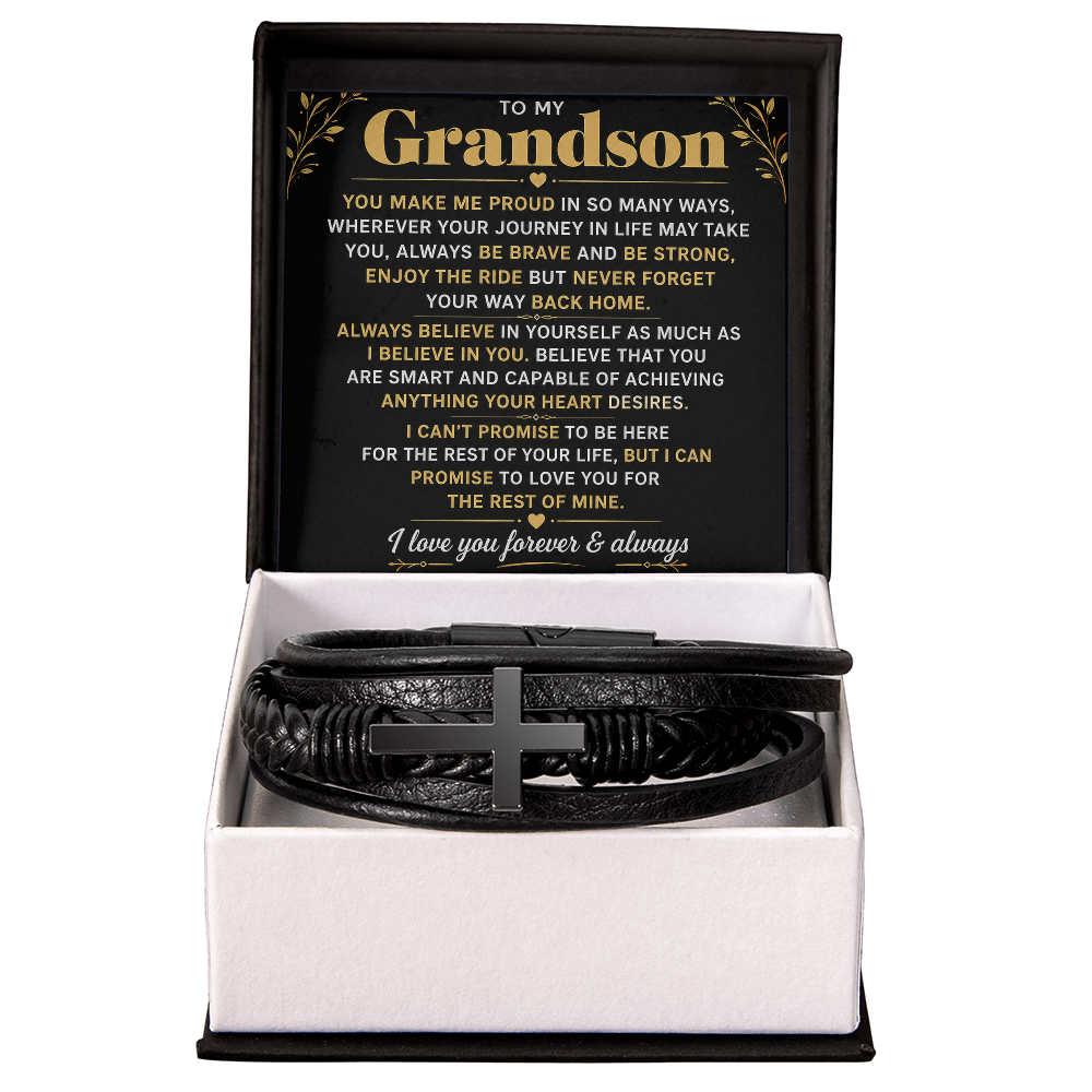 Bracelet croix masculin