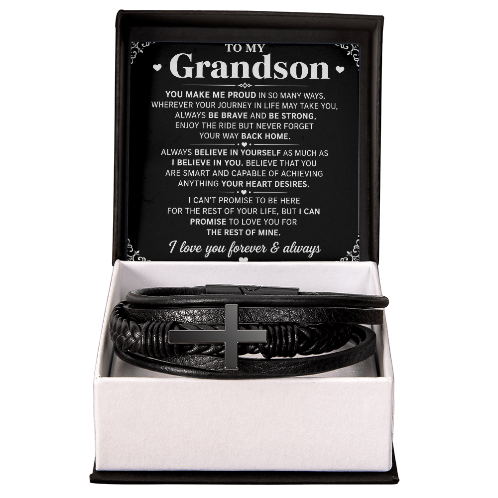 Bracelet croix masculin