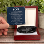 Bracelet croix masculin