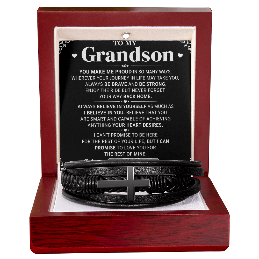 Bracelet croix masculin