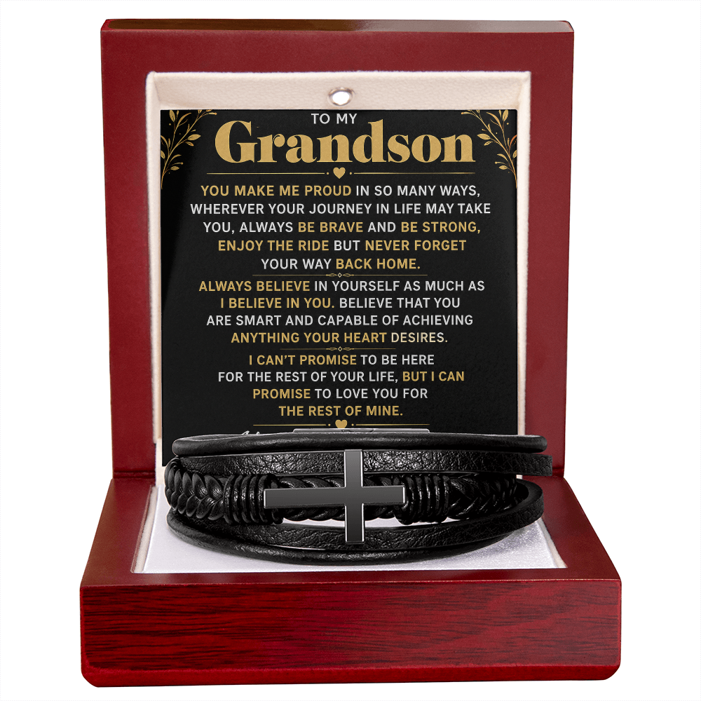 Bracelet croix masculin