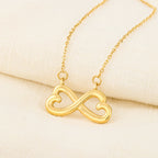 Collier Love Knot - Variantes en or jaune et blanc