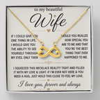 Collier Love Knot - Variantes en or jaune et blanc