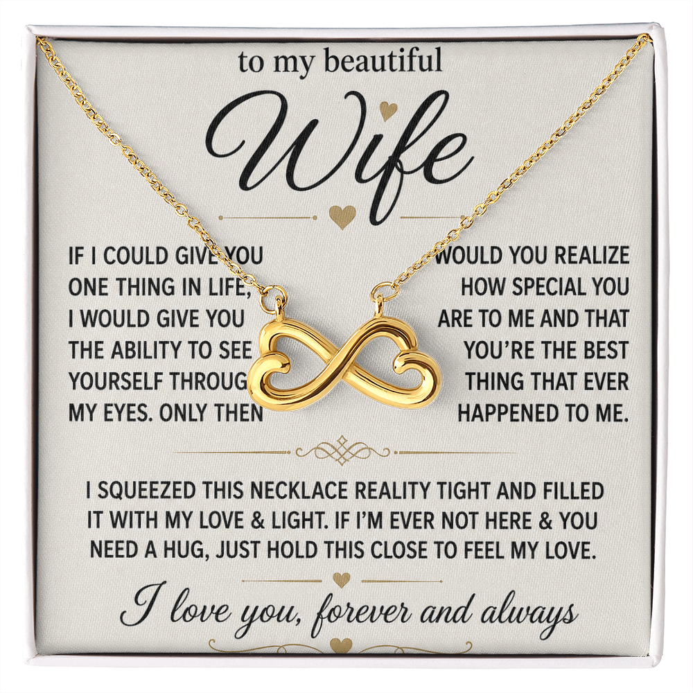 Collier Love Knot - Variantes en or jaune et blanc