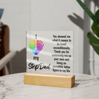 Acrylic Square Plaque - My Step Dad