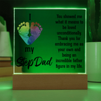 Acrylic Square Plaque - My Step Dad