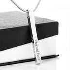 Sided Stick Necklace - Engraved