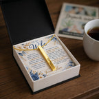 4-Sided Stick Necklace - Engraved POD MC