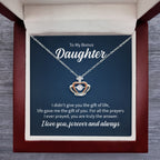 Collier Pendatif Couronne - To My Bonus Daughter