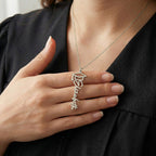 Graduation Cap Name Necklace