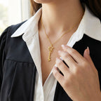 Graduation Cap Name Necklace