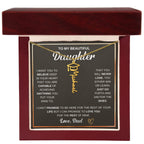 Graduation Cap Name Necklace