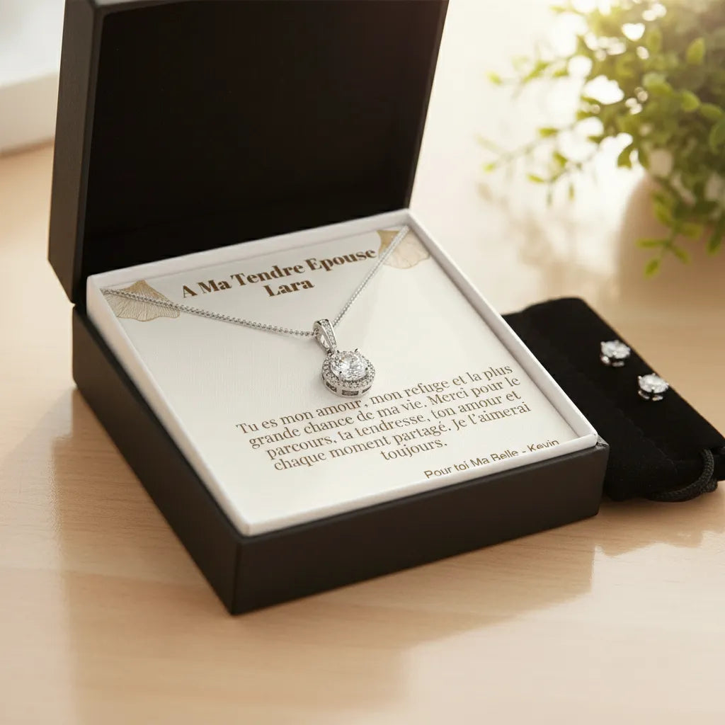 COLLIER ESPOIR ETERNEL - A MA TENDRE EPOUSE
